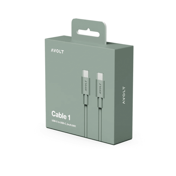 CÂBLE USB-C couleur vert – Image 2