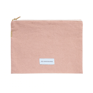 Grande pochette rose pale
