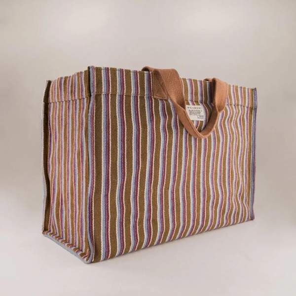 Sac cabas couleur chocolat – Image 2