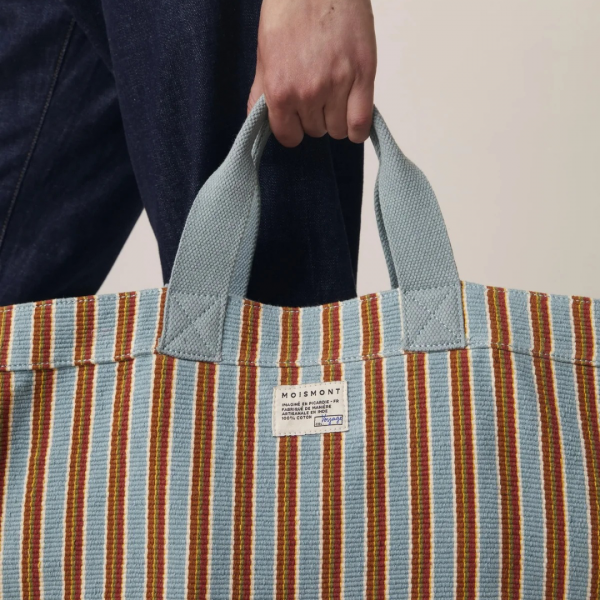 Sac cabas couleur bleu ciel – Image 2