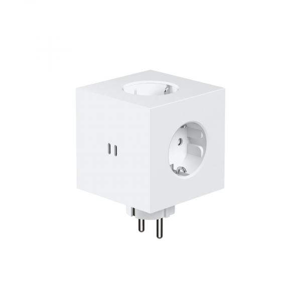 MULTIPRISE SQUARE 2 couleur blanc