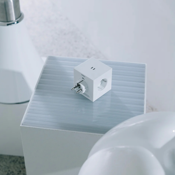 MULTIPRISE SQUARE 2 couleur blanc – Image 2