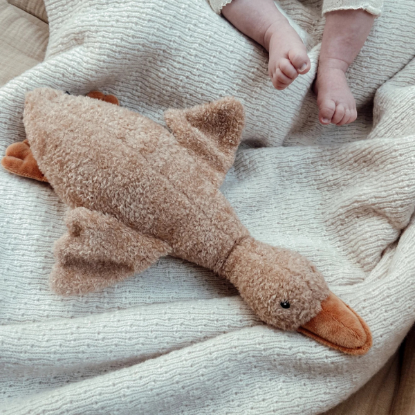 PELUCHE SONORE oie marron – Image 2