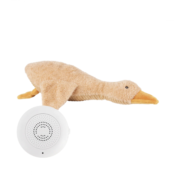 PELUCHE SONORE oie marron