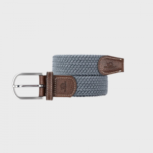 CEINTURE TRESSÉE couleur gris froid