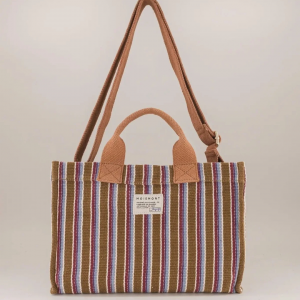 Sac mini cabas couleur chocolat
