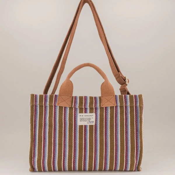 Sac mini cabas couleur chocolat
