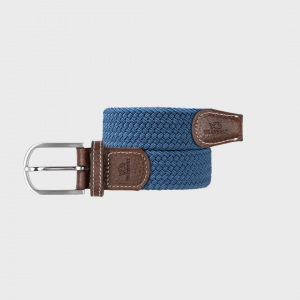 CEINTURE TRESSÉE couleur bleu jean