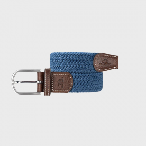 CEINTURE TRESSÉE couleur bleu jean