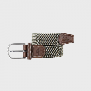 CEINTURE TRESSÉE couleur khaki beige