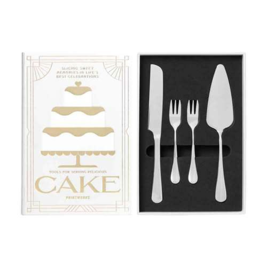 Ustensiles Gâteau dans un joli coffrets pour ceux qui aiment les gâteaux en acier inoxydable - Family Store