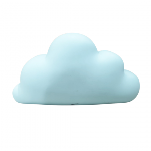 Tirelire Nuage taille S vert / bleu