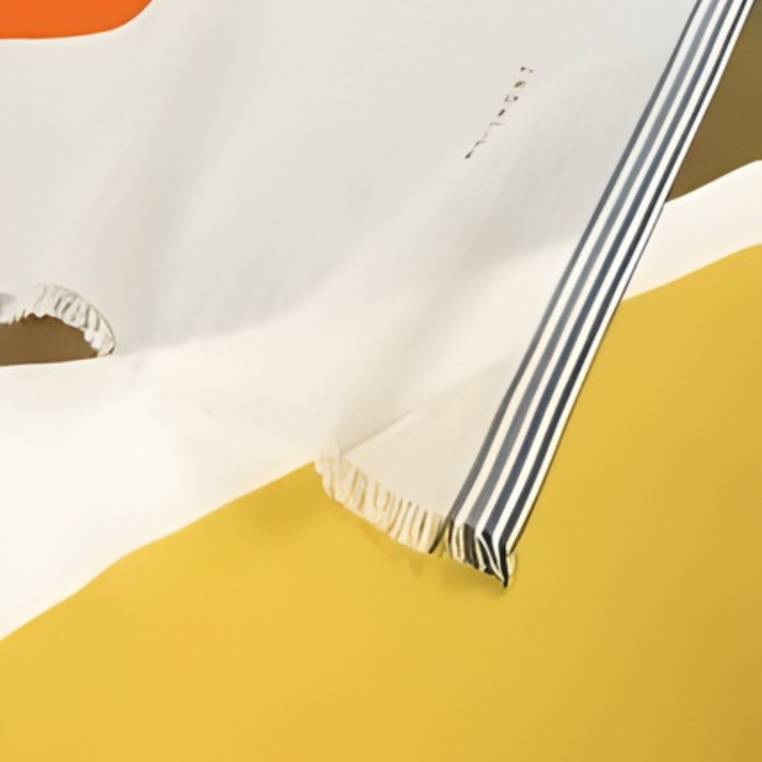 Foulard Moismont en coton léger aux motifs élégants, accessoire textile doux et respirant. Tissage fait main - Family Store